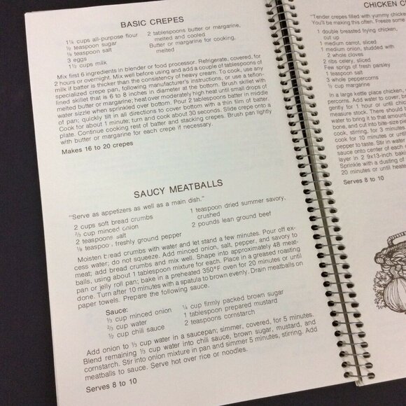 Miriam B Loo's Budget Cookbook Spiral Bound Vintage Recipes Home Cooking 1980 - Picture 6 of 7